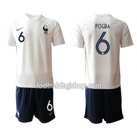 Frankrig Paul Pogba 6 Børn Udebane Fodboldsætsæt Euro 2020 S/S (+ Korte bukser)